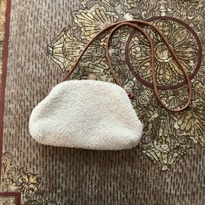 Sherpa Look Bag with Shoulder Strap. Small Size